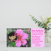Aloha Honeys Luau Invite (Stehend Vorderseite)