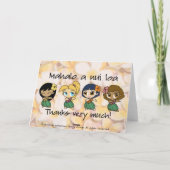 "Aloha Honeys" New Years Card Feiertagskarte (Rückseite)