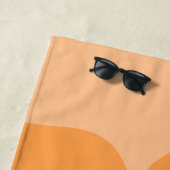 Aloha Honeys Orange Hula Girl Hawaiian Hibiskus Strandtuch (Beispiel)