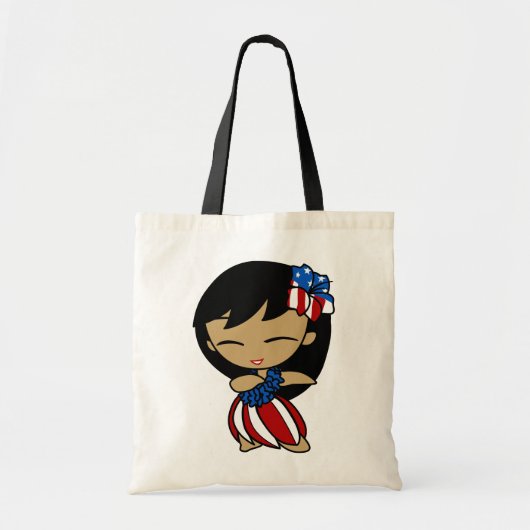 Aloha Honeys Patriotic Hula Girl Bags & Tasche (Vorne)