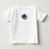 Aloha Honeys USA Flag Hula Girl T - Shirt (Rückseite)
