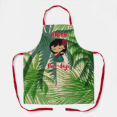 Aloha Honeys Weihnachtsfeiertag Hula Girl Palm Schürze (Vorderseite)