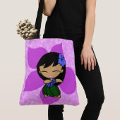 Aloha Honig hawaiische violette Hula Tasche (Von Nahem)