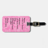 Aloha Honig Hula Mädchen-Hibiskus-Gepäck-Umbauten Gepäckanhänger (Vorderseite horizontal)