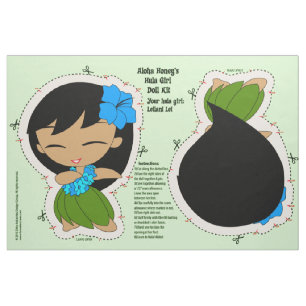 Aloha Honig Hula Mädchen-Puppen-Ausrüstung und Stoff