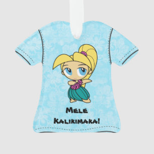 Aloha Honig Mele Kalikimaka Hawaiianer-Aloha Shirt Ornament