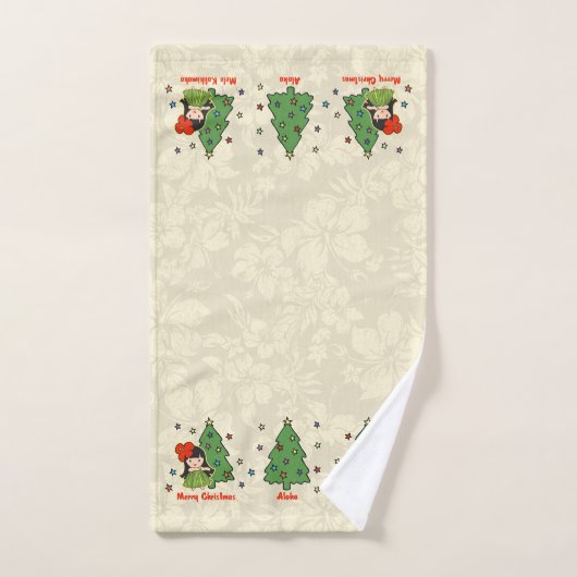 Aloha Honig-Weihnachtenhawaiische Hula Handtuch (Handtuch)