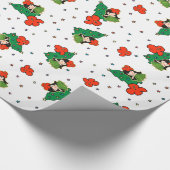 Aloha Honig-Weihnachtenhawaiisches Hula Mädchen Geschenkpapier (Ecke)