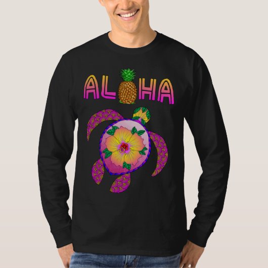 Aloha Honu Turtle Hawaii T-Shirt (Vorderseite)