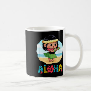 Aloha Hula Hawaiian Niedlich Girl Dancer Summer Be Kaffeetasse