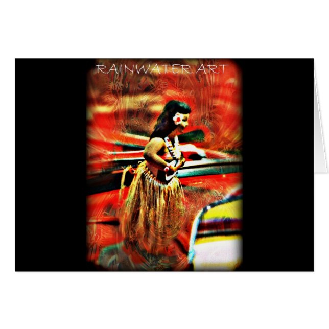 Aloha Hula Mädchen (Vorderseite (Horizontal))