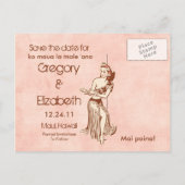 Aloha Hula Mädchen Geschlechtskrankheits-Postkarte Ankündigungspostkarte (Rückseite)