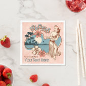 Aloha Hula Mädchen Serviette (Beispiel)