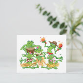 Aloha - Hula-Party Postkarte (Stehend Vorderseite)