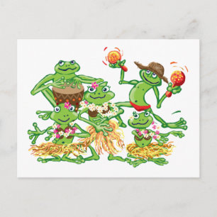 Aloha - Hula-Party Postkarte