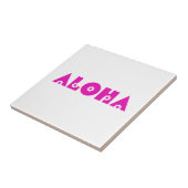 Aloha in rosa Blumen Fliese (Seite)