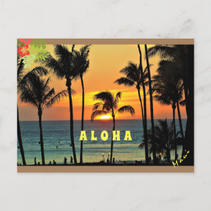 Aloha individuell anpassen - Maui Postkarte