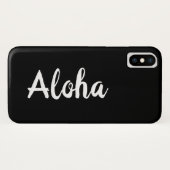 Aloha iPhone Case (Rückseite (Horizontal))