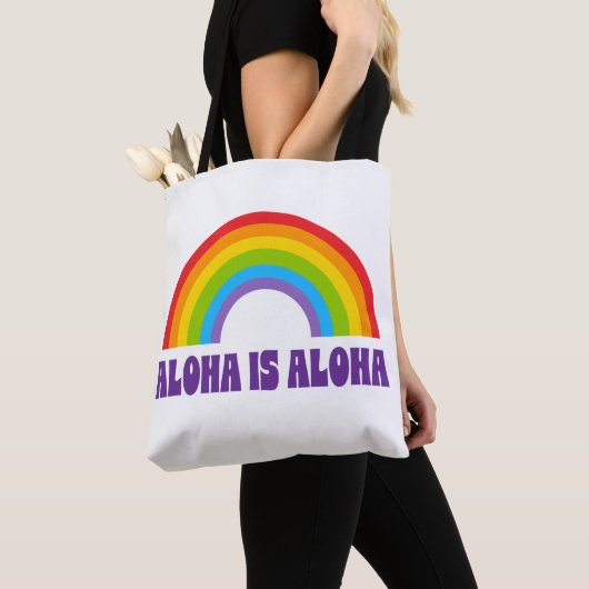 Aloha Is Aloha Rainbow Pride Hawaii Tasche (Von Nahem)