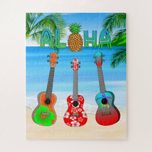 Aloha Island Ukuleles Puzzle (Vertikal)