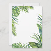 Aloha It is a Luau Girl Birthday Party Einladung (Rückseite)