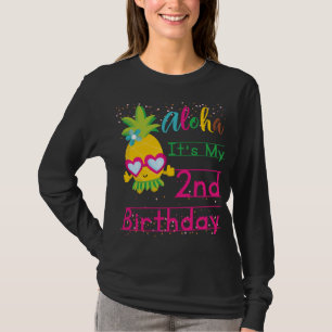 Aloha It's My 2. Birthday Hawaii Sonnenbrille Frui T-Shirt