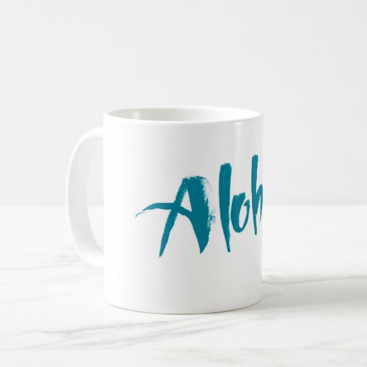 Aloha Kaffeetasse (Vorderseite Links)