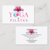 Aloha Kai Yoga Visitenkarte (Vorne/Hinten)