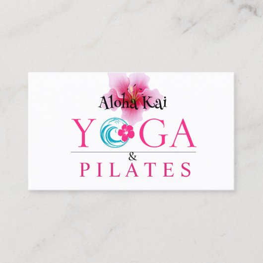 Aloha Kai Yoga Visitenkarte (Vorderseite)