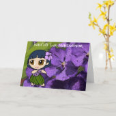 Aloha Karte der Honig-Mutter Tages (Gelbe Blume)