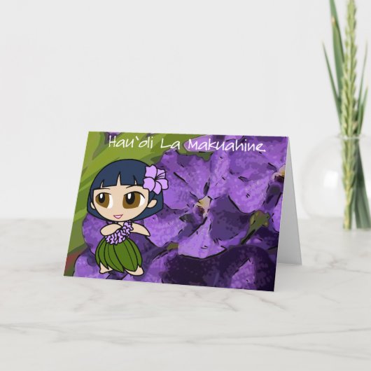 Aloha Karte der Honig-Mutter Tages (Vorderseite)
