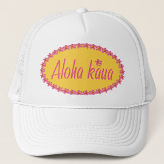 Aloha kaua-Gelb Truckerkappe