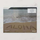Aloha Kauai Beach in Lihue Postkarte (Rückseite)