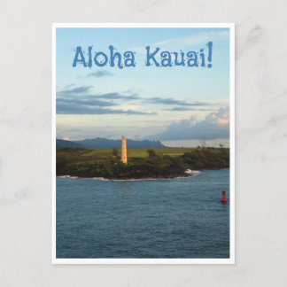 Aloha Kauai! Postkarte