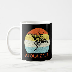 Aloha Kauai Vintag Hawaiian Island Stingra Kaffeetasse