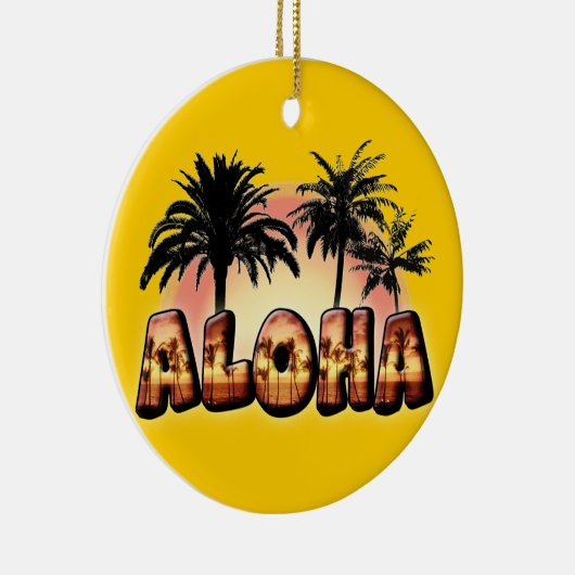 Aloha Keramikornament (Rechts)