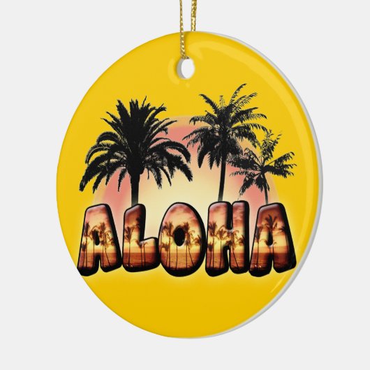 Aloha Keramikornament (Links)