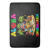 Aloha Kindergarten Ananas Hawaii Zurück zur Schule Badematte (Vorderseite Vertikal)