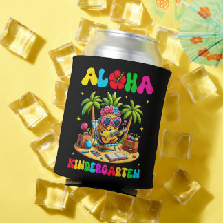 Aloha Kindergarten Ananas Hawaii Zurück zur Schule Dosenkühler