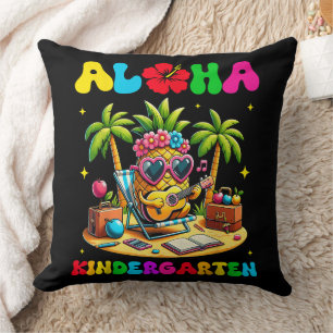 Aloha Kindergarten Ananas Hawaii Zurück zur Schule Kissen