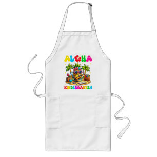 Aloha Kindergarten Ananas Hawaii Zurück zur Schule Lange Schürze