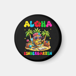 Aloha Kindergarten Ananas Hawaii Zurück zur Schule Magnet