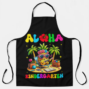 Aloha Kindergarten Ananas Hawaii Zurück zur Schule Schürze