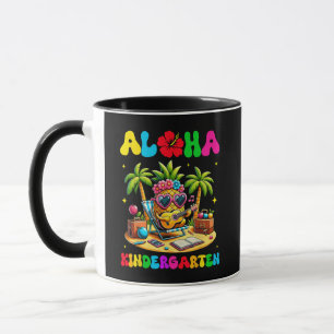Aloha Kindergarten Ananas Hawaii Zurück zur Schule Tasse