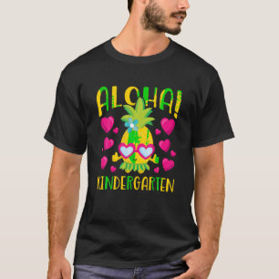 Aloha Kindergarten Niedlicher Ananas Lehrer T-Shirt