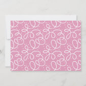 Aloha Koala Tropical Pink Baby Dusche Einladung (Rückseite)