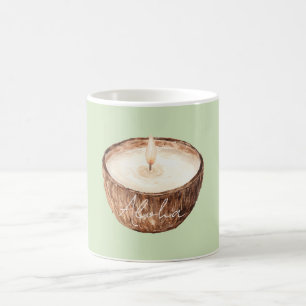 Aloha-Kokosnuss-Kerze Kaffeetasse