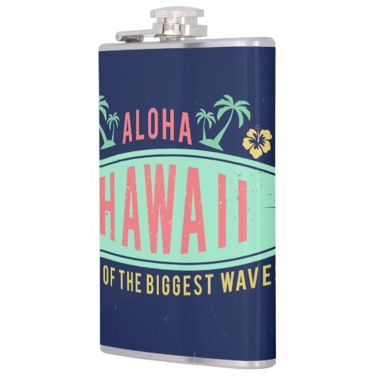 Aloha kundenspezifische Monogrammflaschen des Flachmann (Links)