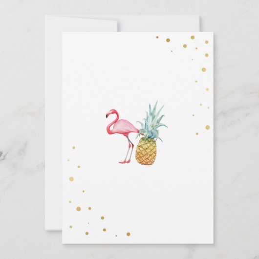 Aloha laden der helle einladung (Rückseite)