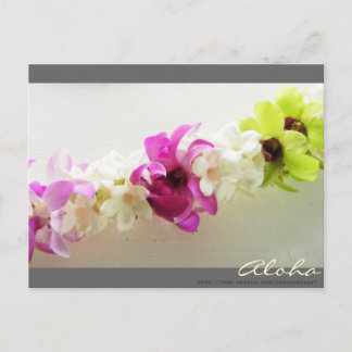 Aloha Lei Hawaii Postcard Postkarte
